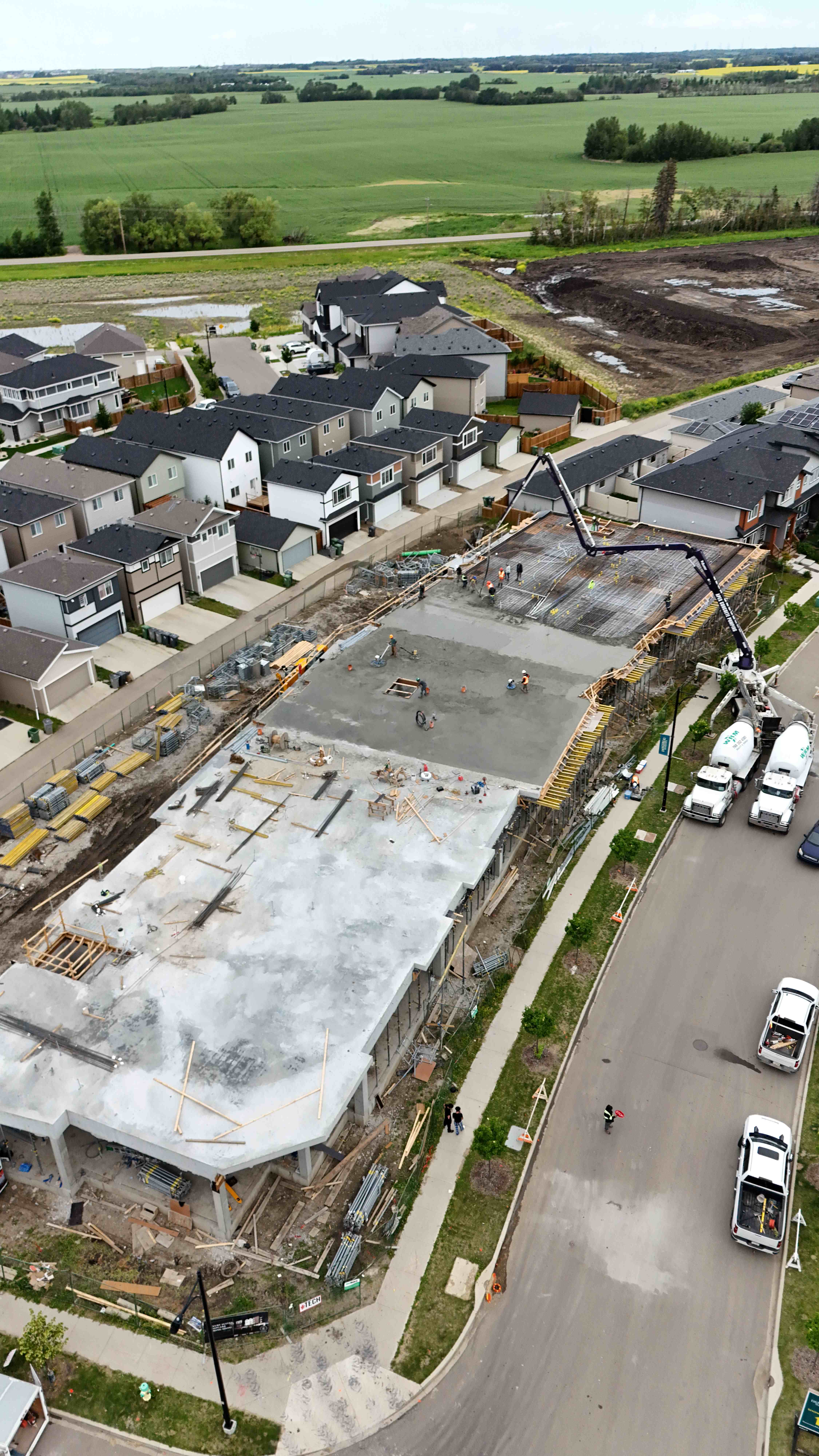 Residential Foundation Pour