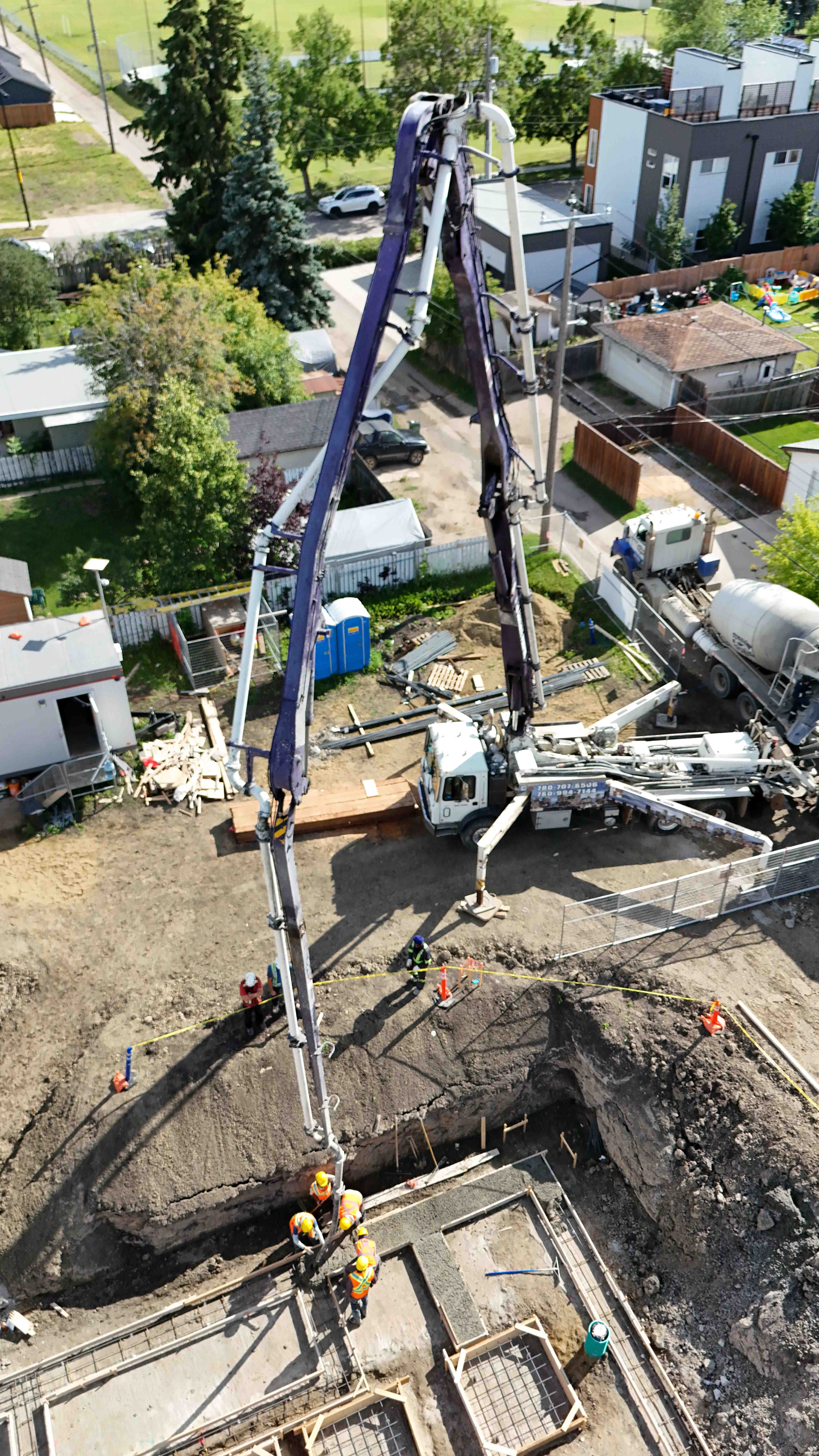 Residential Foundation Pour
